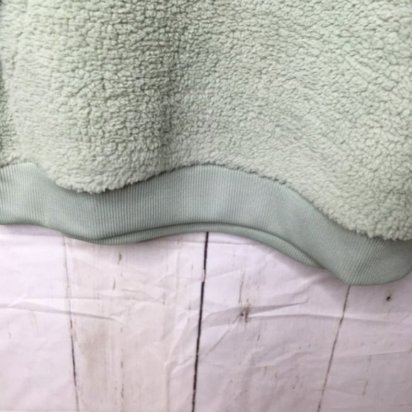 asos Womens Fleece Hoodie Green M NWT - Picture 6 of 9